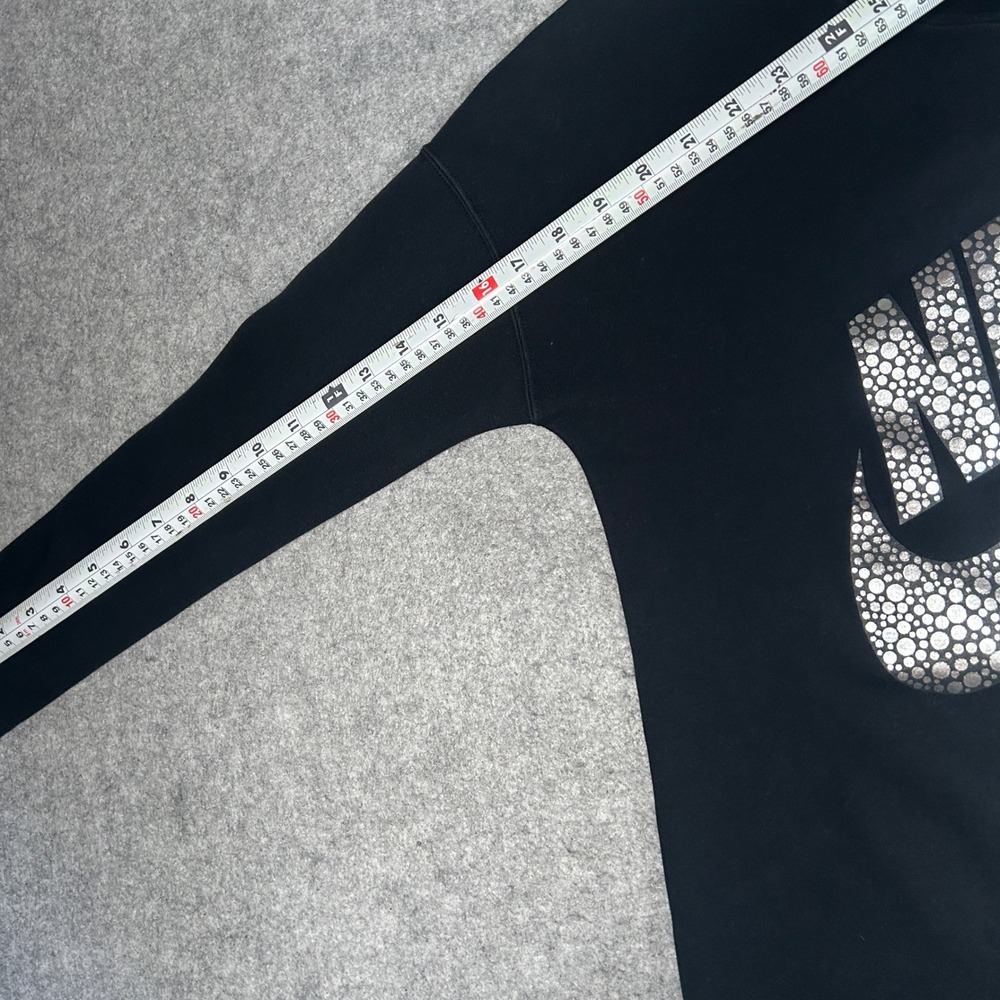 Nike Sweatshirt Women Medium Black Graphic Pullover Activewear Athleisure - Picture 8 of 16